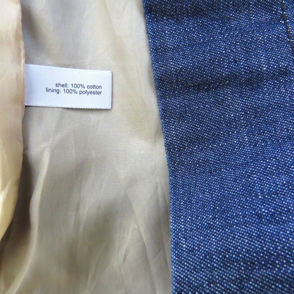 Jodi Arnold for The Limited Denim Mesh Mini Skirt Size 0 EUC - Picture 8 of 9